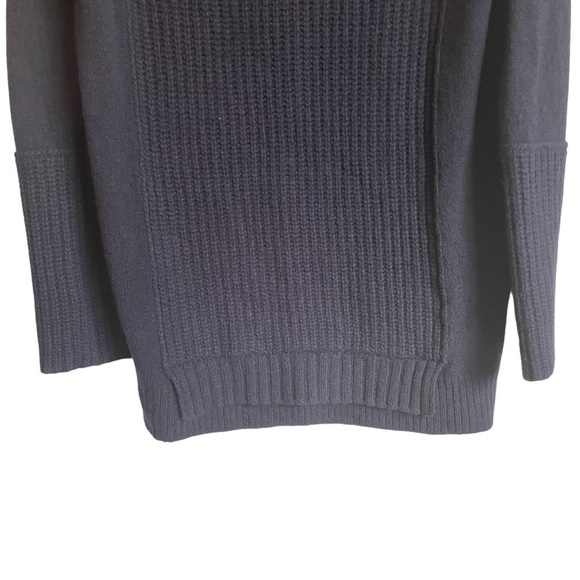 J Crew Wool Mockneck Tunic Sweater Navy Style H4391 - Picture 4 of 14